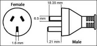 Argentina IRAM 2073 10 Amp