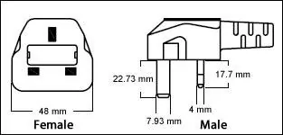 British BS1363 3 Pin 13 Amp