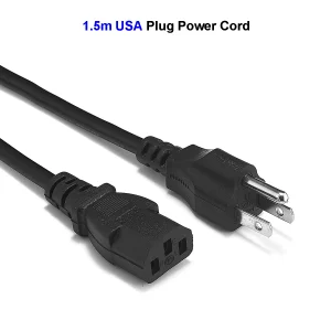 1.5m USA plug power cord