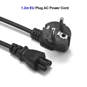 1.2m EU plug AC power cord